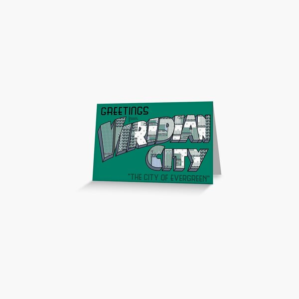 Greetings from Viridian City Greeting Card