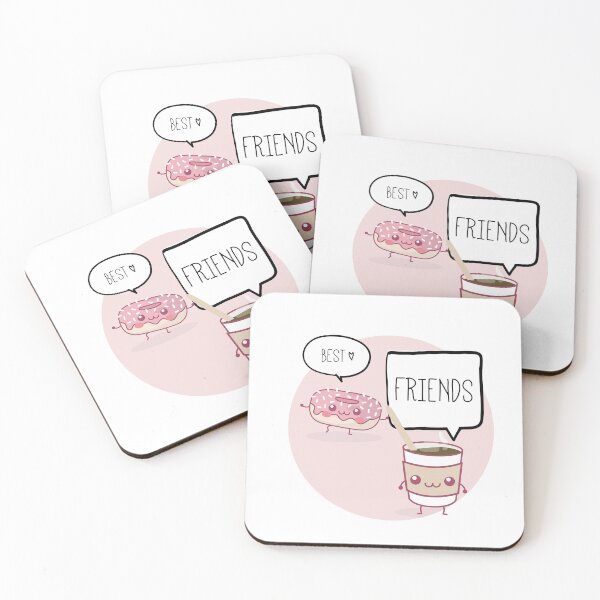 Item preview, Best friends, coffee and donut designed and sold by Urosek.