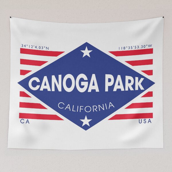Item preview, Canoga Park, California - Diamond Flag designed and sold by postertown.