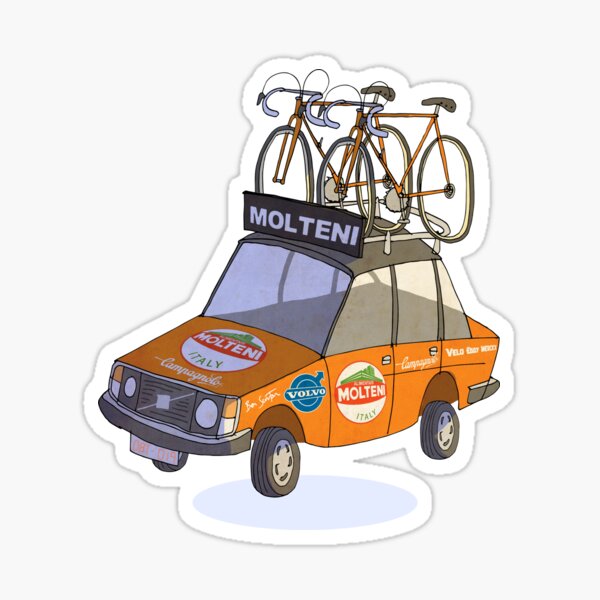 Molteni Cycling Team Car Sticker