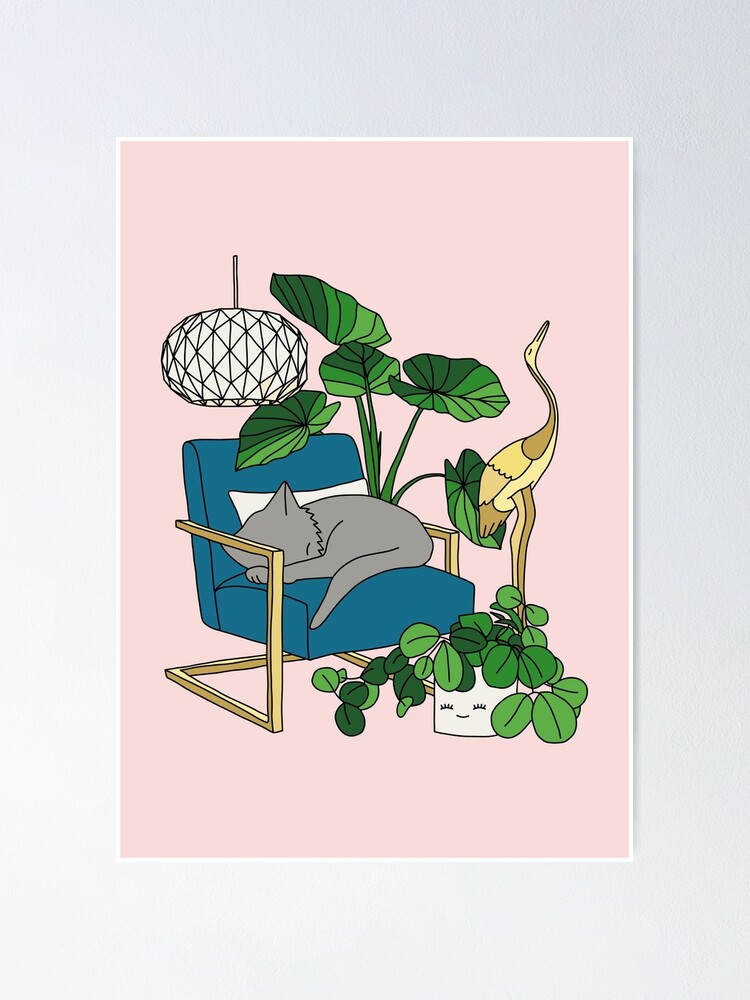 Alternate view of Cat nap by Elebea Poster