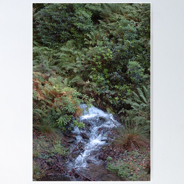 Item preview, Small waterfall at Derwent Reservoir designed and sold by Rees Adams.