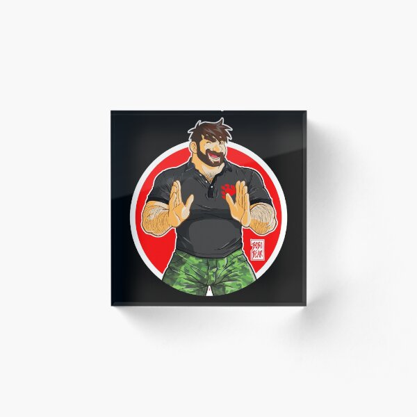 ADAM - BIG BOY (BLACK POLO) Acrylic Block