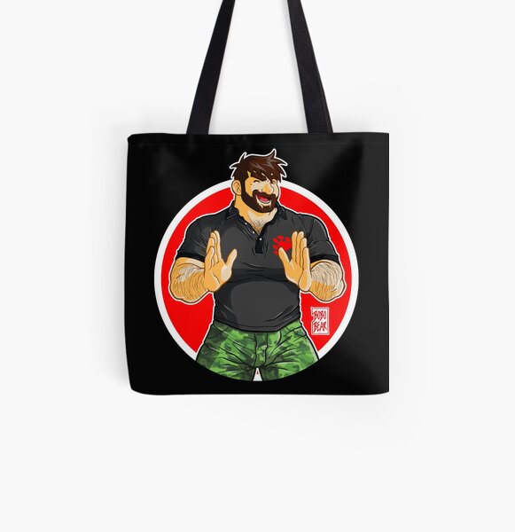 ADAM - BIG BOY (BLACK POLO) All Over Print Tote Bag