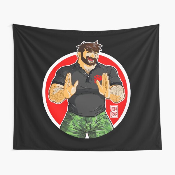 ADAM - BIG BOY (BLACK POLO) Tapestry