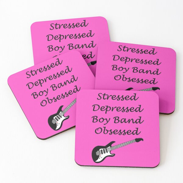 Item preview, Stressed Depressed Boy Band Obsessed designed and sold by MurphyMorganGifts.