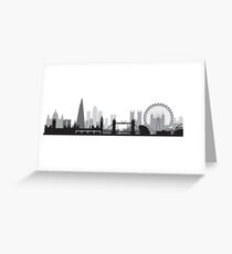 The London BIG Skyline Greeting Card