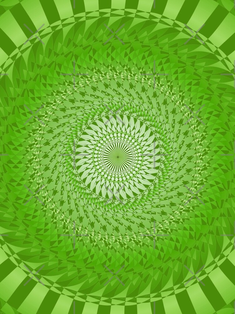 Grüne Sonnenmandala von pASob-dESIGN