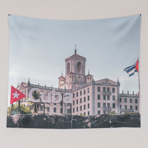 Item preview, Cuba architecture with Cuba flag designed and sold by opticpixil.