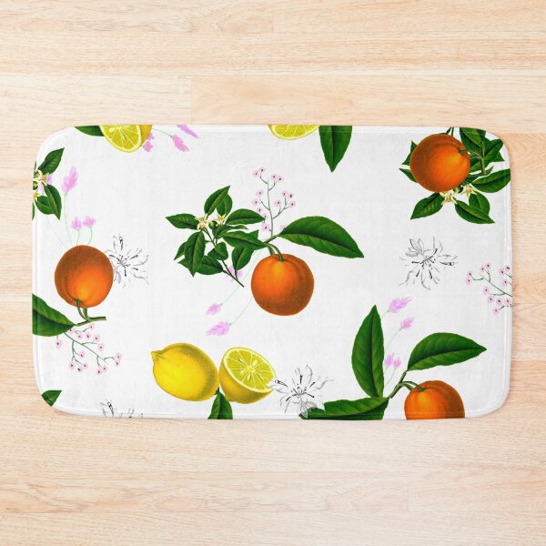 Item preview, Citrus,white flowers ,oranges,lemons,summer pattern designed and sold by MariaMarinova.