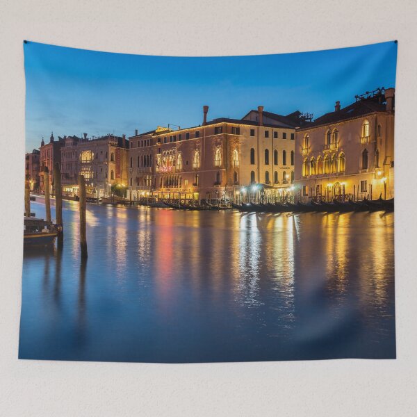 Item preview, Silky Evening in Venice Italy - Canalazzo Palazzi - Palaces on the Grand Canal  designed and sold by Georgia Mizuleva.