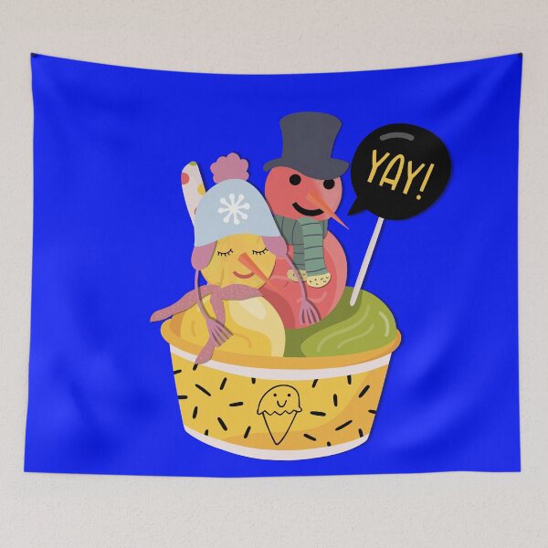 Item preview, Funny Ice cream cup - Snowman Chilling with bae designed and sold by PincGeneral.