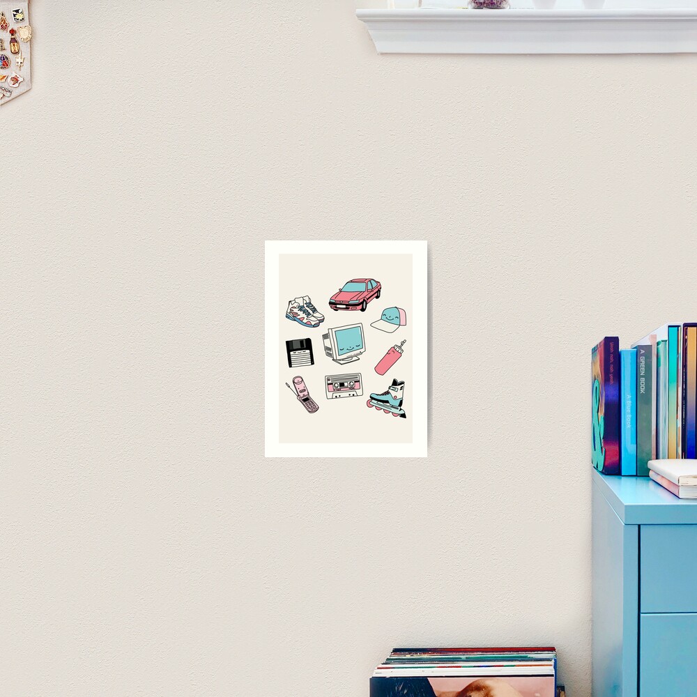 90s paradise by Elebea Art Print