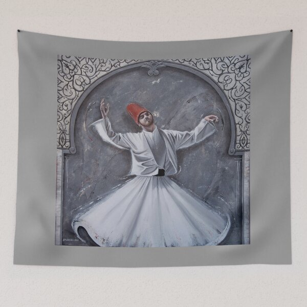 Item preview, Ottoman Dervish on Slate designed and sold by carolbostan.