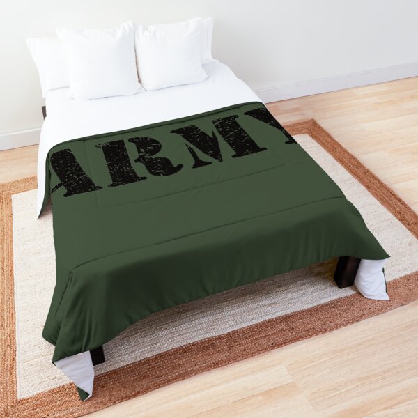 Vintage US Army Classic Military Logo Comforter