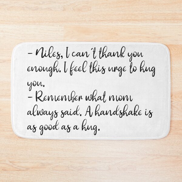 Item preview, Frasier - Handshake Is As Good As A Hug designed and sold by Niina  Niskanen.