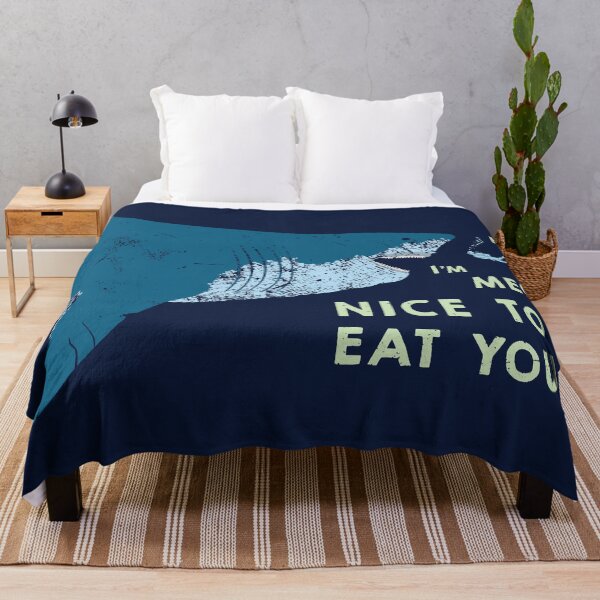 Item preview, Megalodon says Nice to Eat You! designed and sold by IncognitoMode.