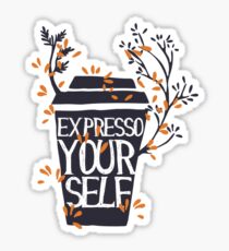 express yourself Sticker