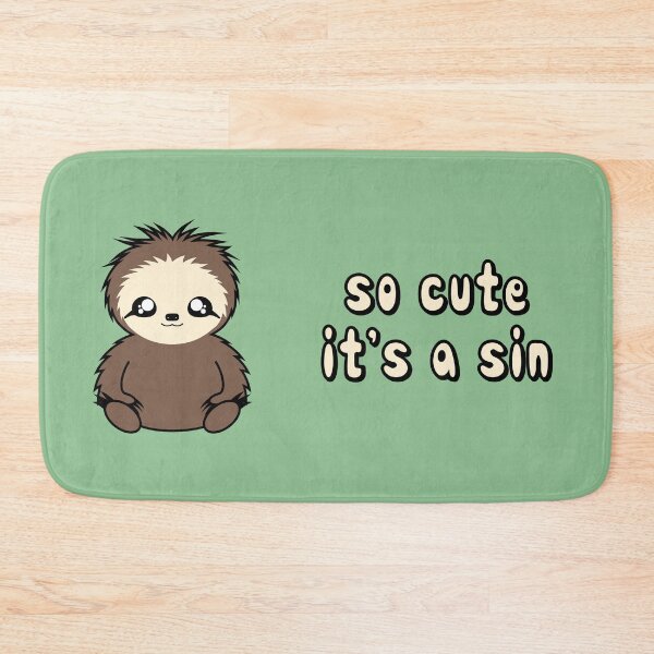 Item preview, So Cute It's A Sin II designed and sold by Slothgirl Art.