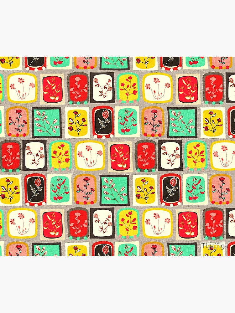 Fabulous Framed 50s Floral by TigaTiga