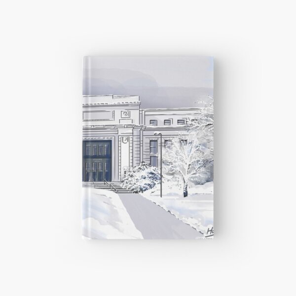 Snowy Hawk Hardcover Journal