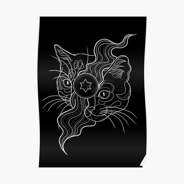 poster blitz katze redbubble
