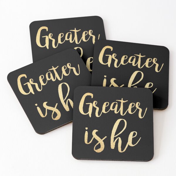 Item preview, Greater is he designed and sold by Dhynzz.