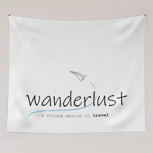 Item preview, wanderlust - a great desire to travel designed and sold by apicon.