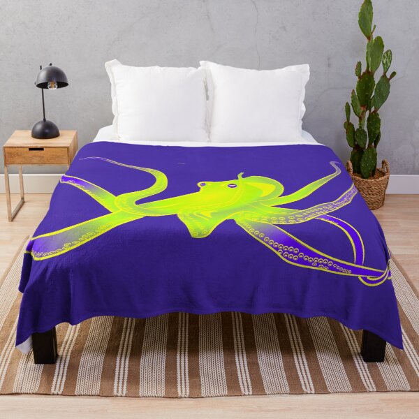 Item preview, neon octopus designed and sold by Gartenfreund.