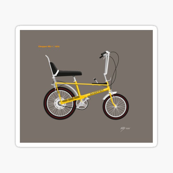 Yellow store raleigh chopper