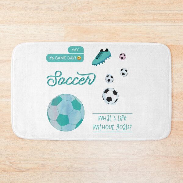 Item preview, Teal Watercolor Soccer Sticker Pack designed and sold by The-Goods.