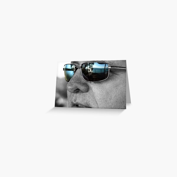 Looking out over Blue... Greeting Card