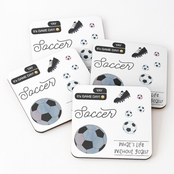 Item preview, Black Watercolor Soccer Sticker Pack designed and sold by The-Goods.