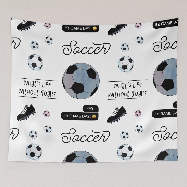 Item preview, Black Watercolor Soccer Sticker Pack designed and sold by The-Goods.