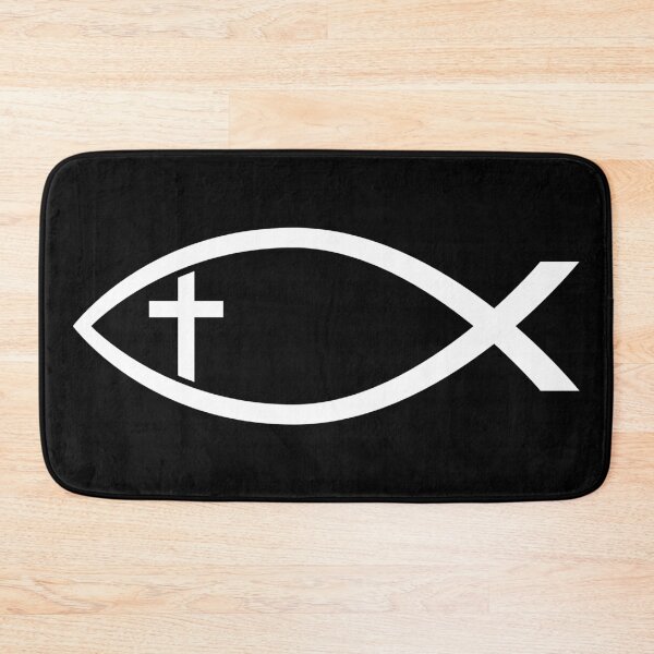 Item preview, Ichthus with Cross Christian Fish Symbol designed and sold by hobrath.