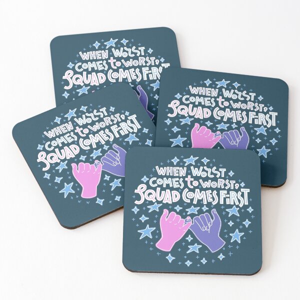Item preview, When Worst Comes To Worst, The Squad Comes First designed and sold by Natalia Mikhaleva.