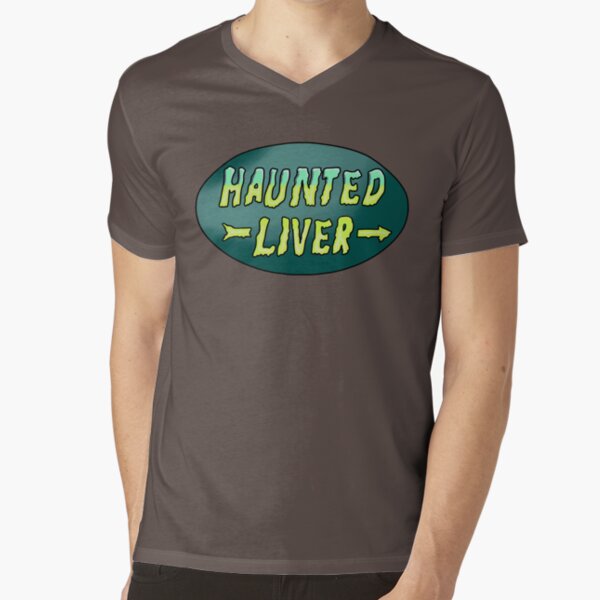 Haunted Liver V-Neck T-Shirt