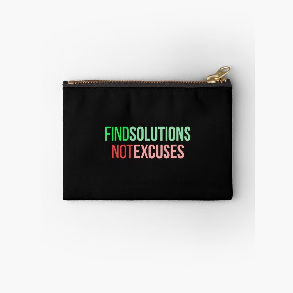 Item preview, Find Solutions, Not Excuses Motivational  designed and sold by noirty.