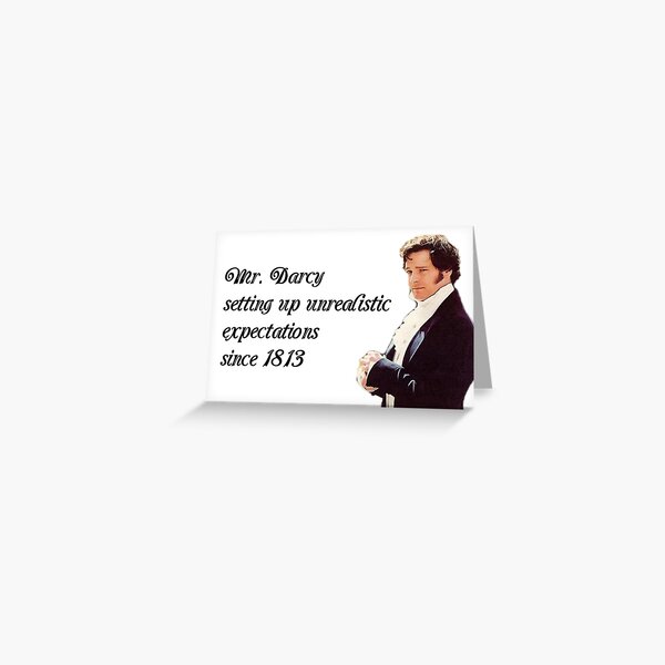 Mr Darcy 1813 Greeting Card