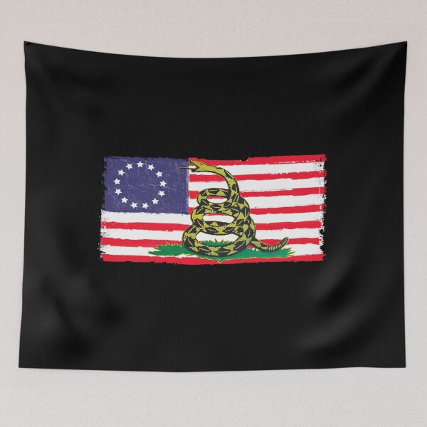 Item preview, Betsy Ross Flag Don't Tread Patriot On Me T-Shirt designed and sold by Merchall  store.