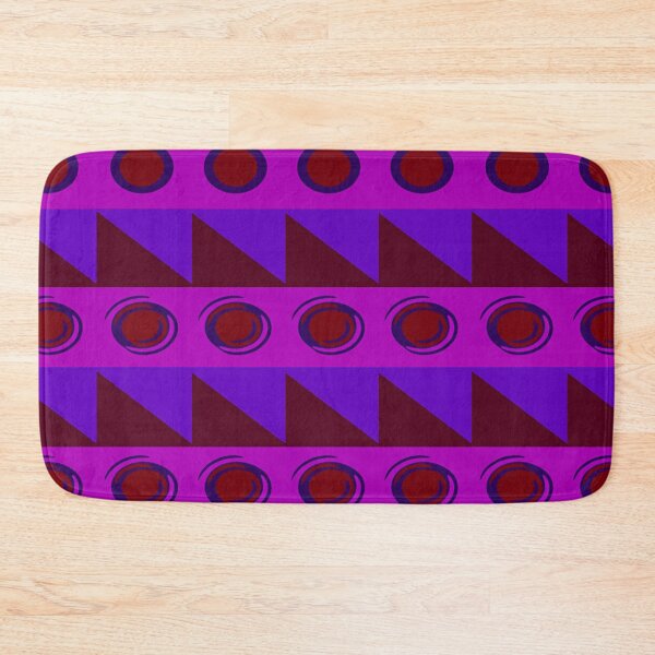Item preview, Abstract Primitive Pink Blue Black Brown designed and sold by PageDesigns.
