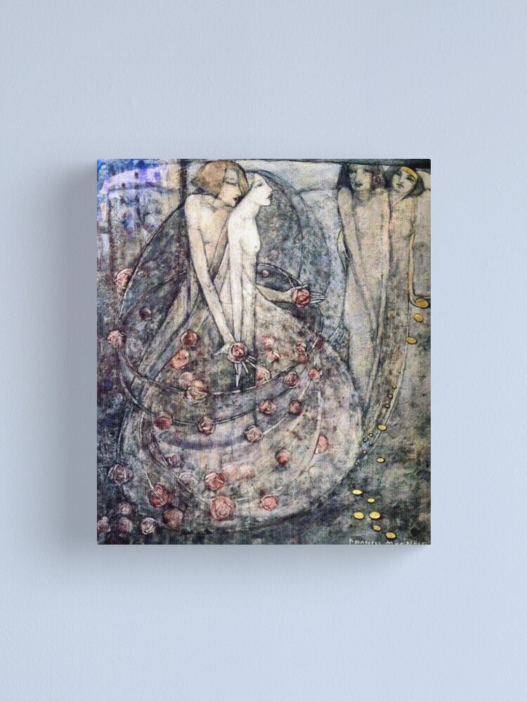 Alternate view of Glasgow School. Frances Macdonald MacNair, The Choice. Canvas Print