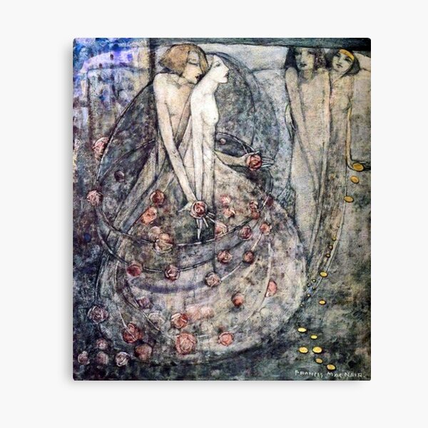 Glasgow School. Frances Macdonald MacNair, The Choice. Canvas Print