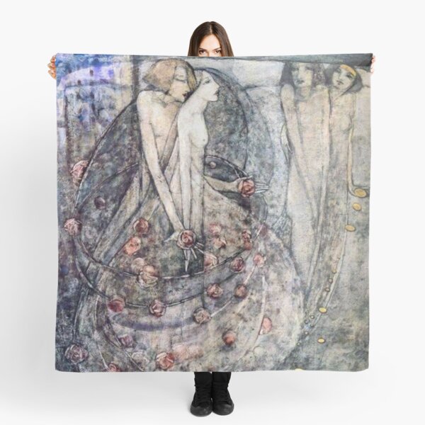 Glasgow School. Frances Macdonald MacNair, The Choice. Scarf