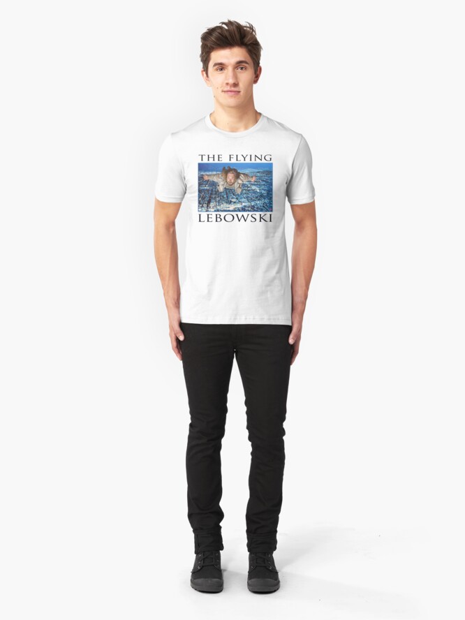 Alternate view of The Flying Lebowski Slim Fit T-Shirt