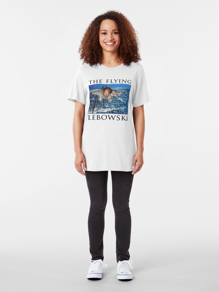 Alternate view of The Flying Lebowski Slim Fit T-Shirt