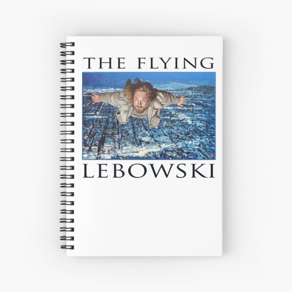 The Flying Lebowski Spiral Notebook
