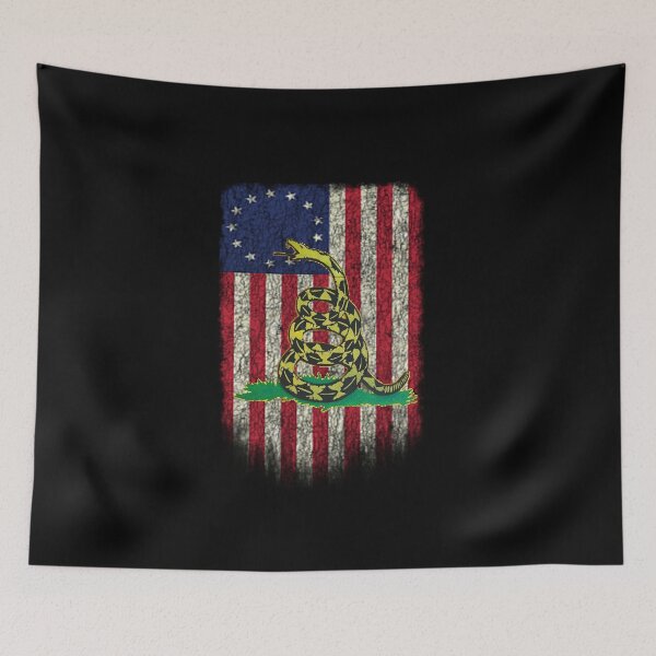 Item preview, American Betsy Ross Flag Don't Tread Patriot On Me T Shirt designed and sold by Merchall  store.