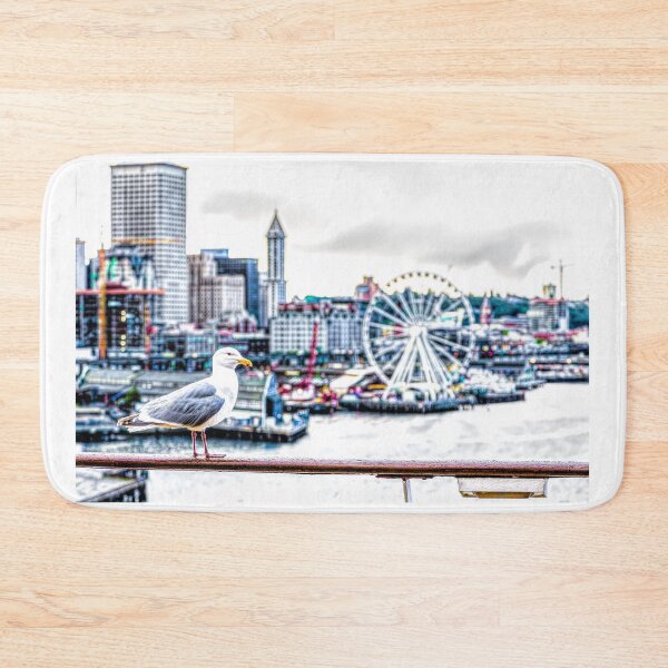 Item preview, Seagull and Seattle Ferris Wheel designed and sold by dbvirago.