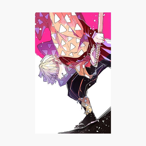 Zenitsu kimetsu no yaiba Photographic Print